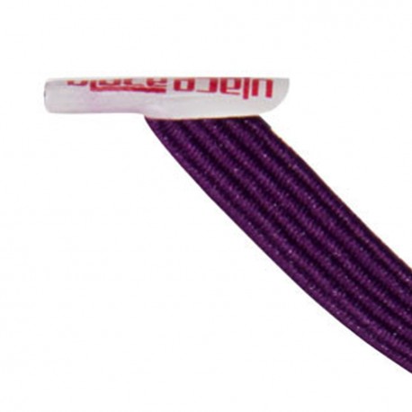 U-Lace mix and match Black lacets élastiques de couleur violet
