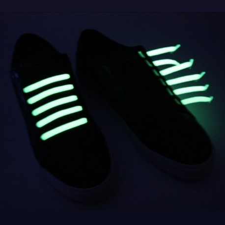 U-Lace mix and match Glow in the dark lacets élastiques de couleur phosphorescents la nuit