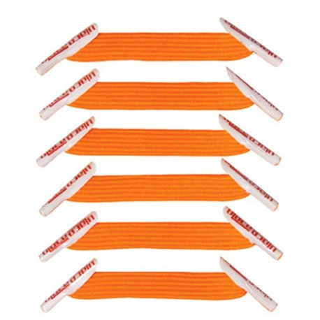 U-Lace mix and match Orange lacets élastiques de couleur orange