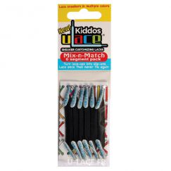 Kiddos Black Lacets élastiques noirs Enfant