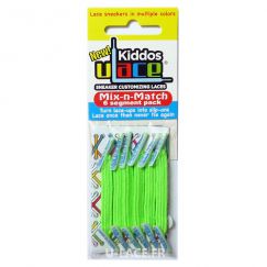 Kiddos Bright Green Lacets élastiques vert fluo flashy Enfant